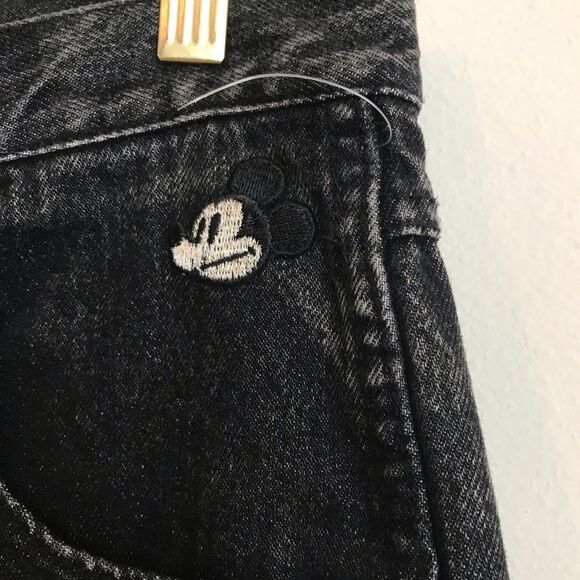 Marc Jacobs x Disney Acid Wash Jeans Mickey Mouse high rise no stretch 29 - Picture 5 of 7